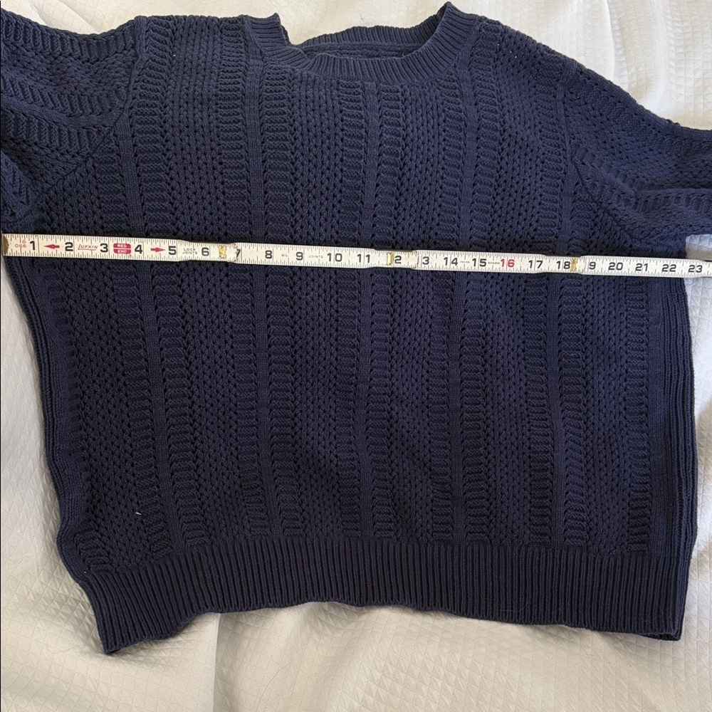 Joe Fresh 60% cotton 40% acrylic Knit Sweater Size Med - Picture 10 of 11